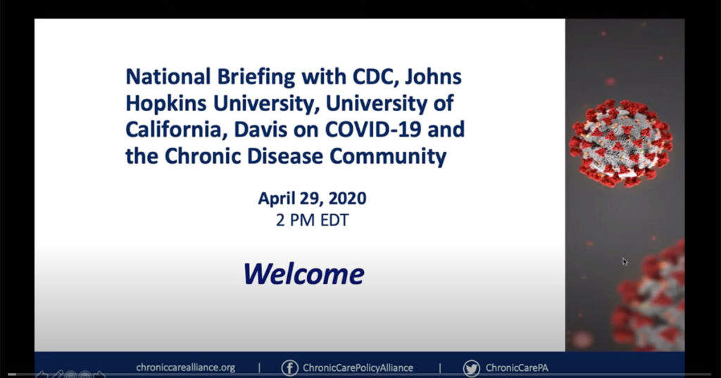 CDC Briefing with Chronic Disease Community