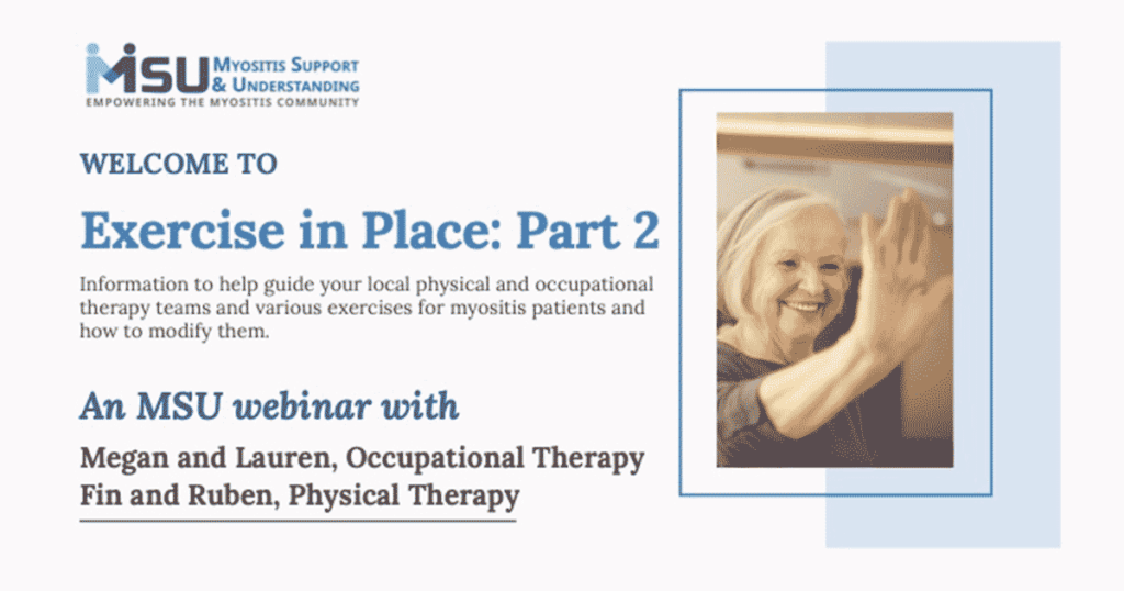 Exercise in Place: Part 2 Webinar
